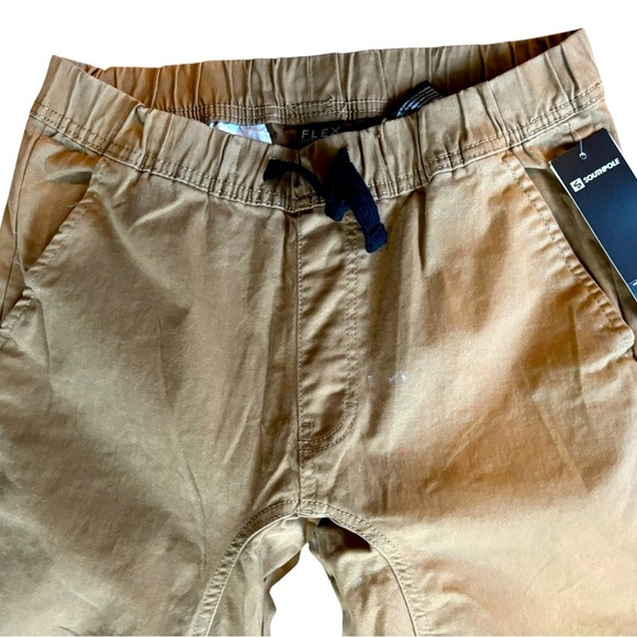 South Pole The Movement Flex Jogger Boys Sz 18/20 Tobacco Pockets Drawstring NWT - Picture 2 of 6